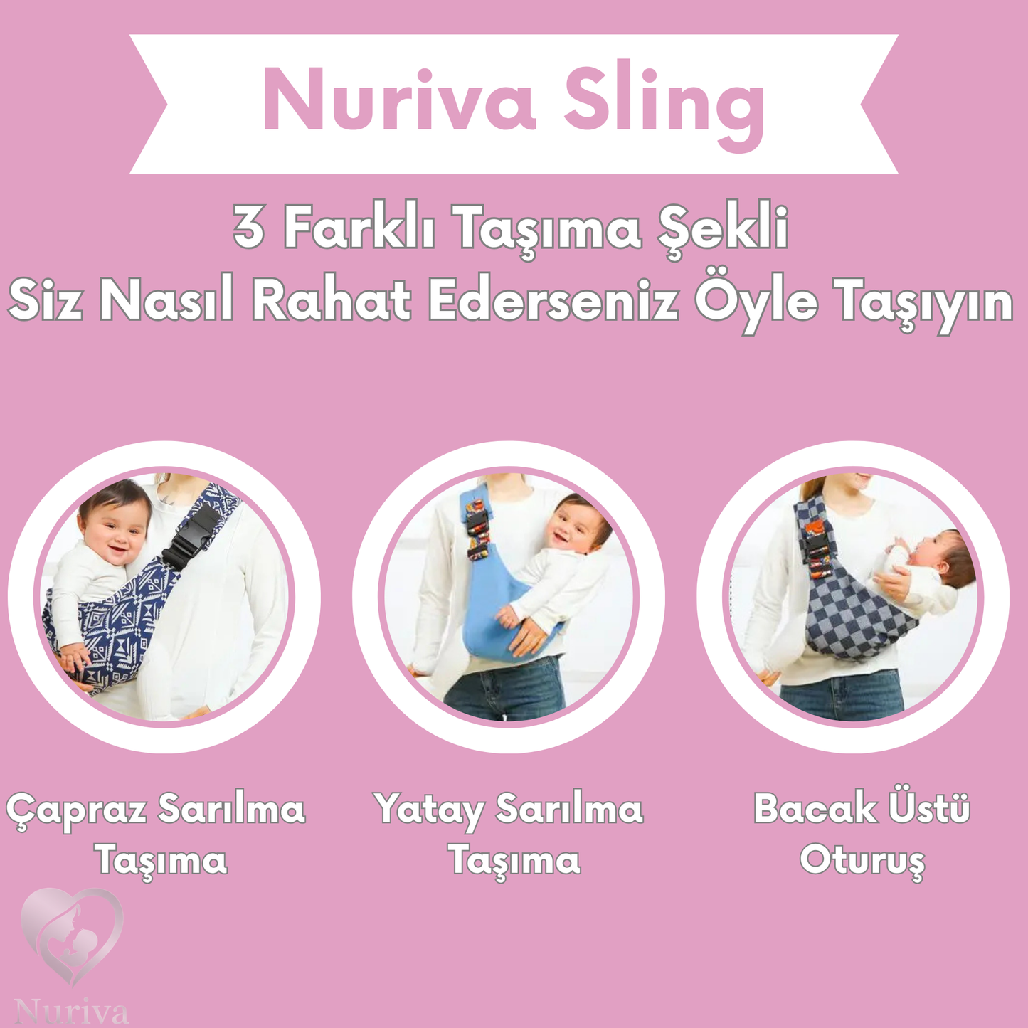 Nuriva - Bebek Taşıyıcı Sling